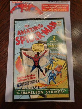 USPS 2007 Marvel Comics The Amazing Spider-Man Comic Book, Avengers Stamp set